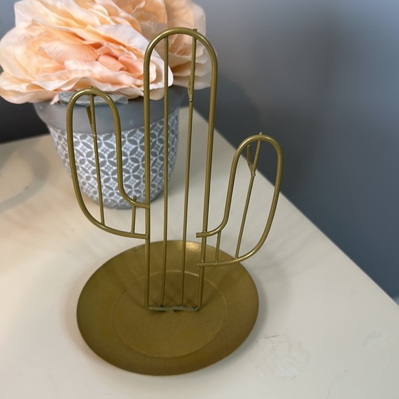 Golden Cactus Western Punchy Jewelry Holder - Picture 3 of 4